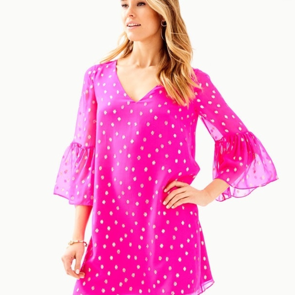 Caroline silk tunic Lilly Pulitzer dress